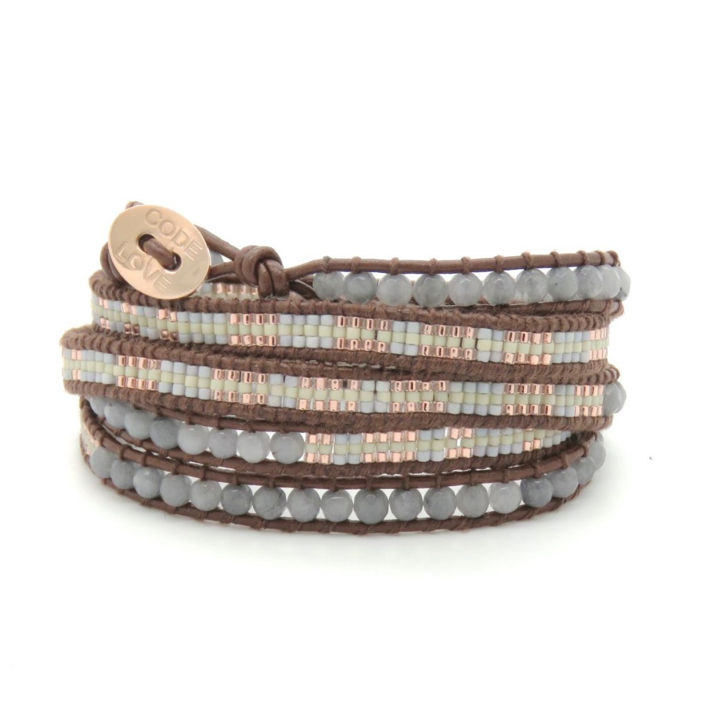 CODE LOVE Mother Seed Wrap Bracelet