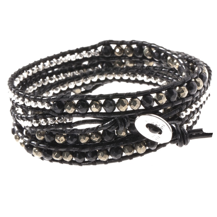CODE LOVE - 'SHINE' leather wrap bracelet - hand made – morse code ...