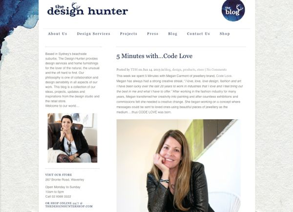 5 Minutes with CODE LOVE – Featured in …..